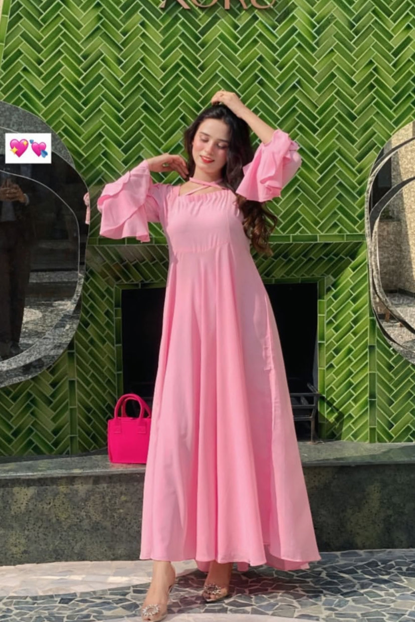 Pink Evening Gown