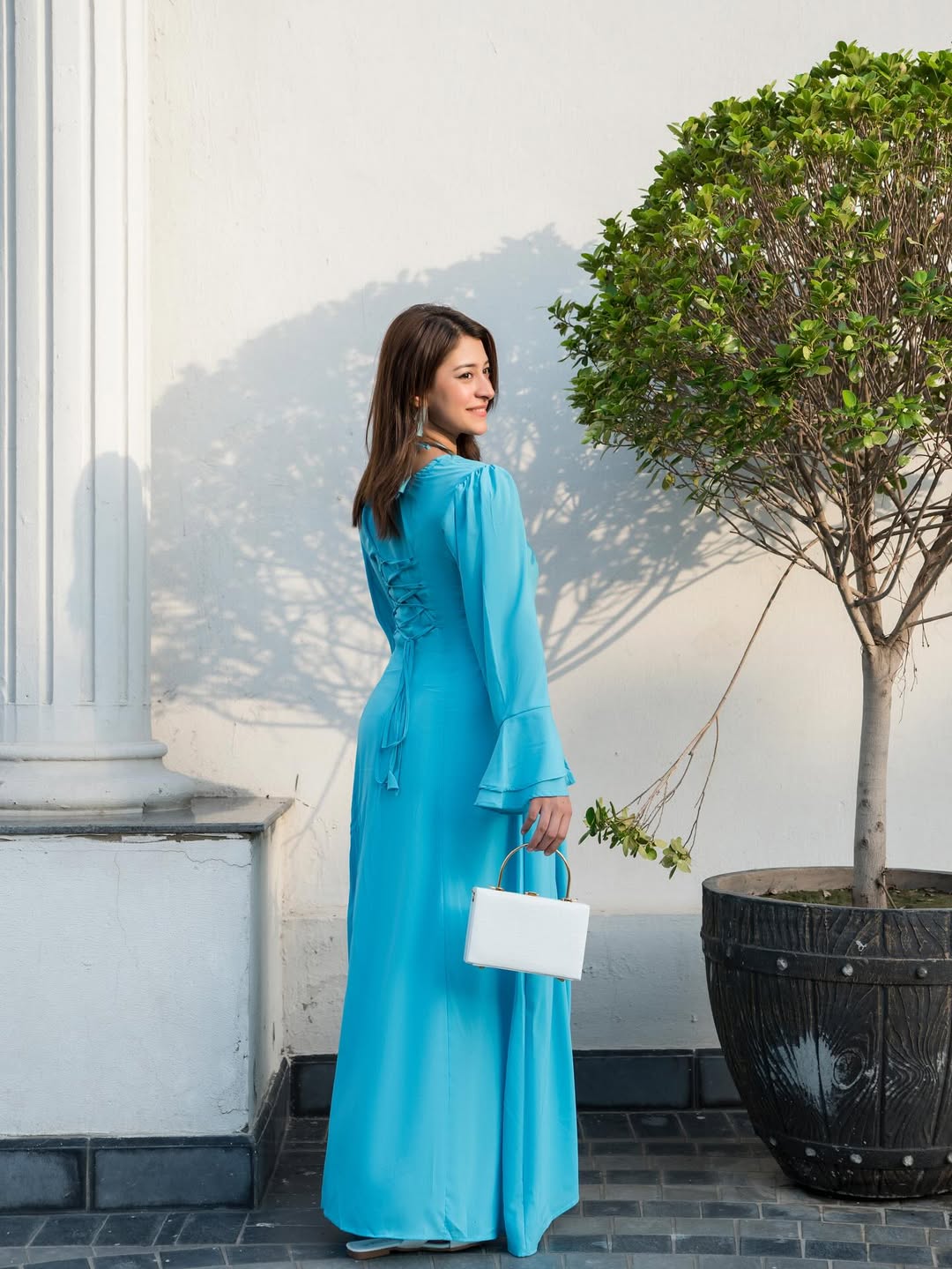 Sky Evening Gown