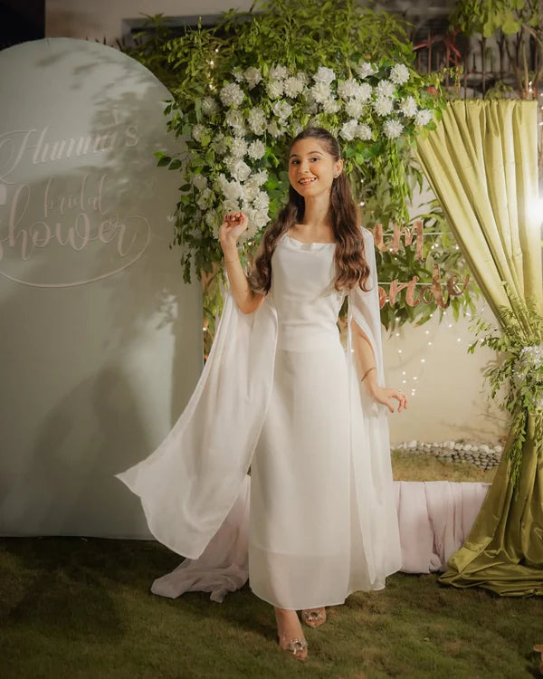 Pure White Sleeveless Flare Maxi