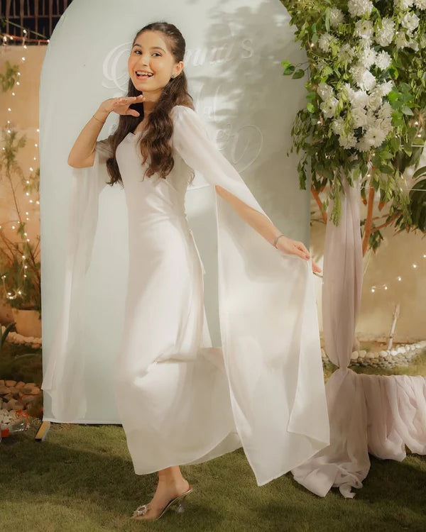 Pure White Sleeveless Flare Maxi