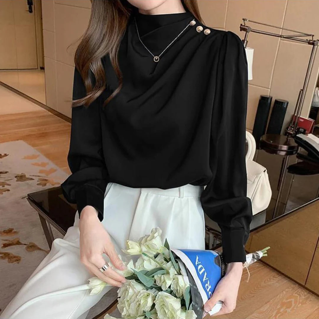 Black Silk Down Shirts