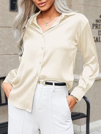 Skin Silk Button-Down Shirts