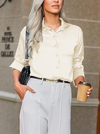 Skin Silk Button-Down Shirts
