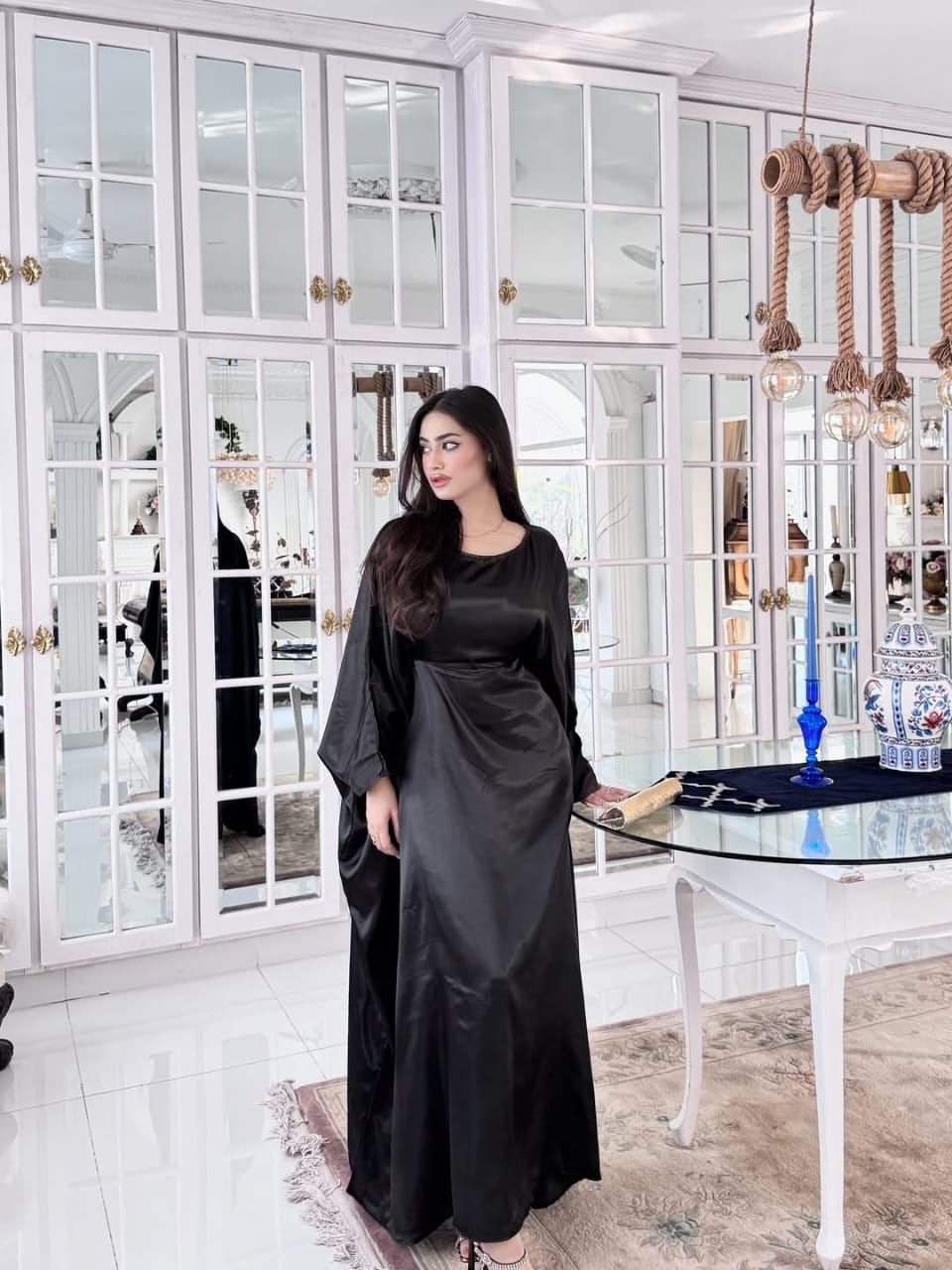 Butterfly Black Kaftan