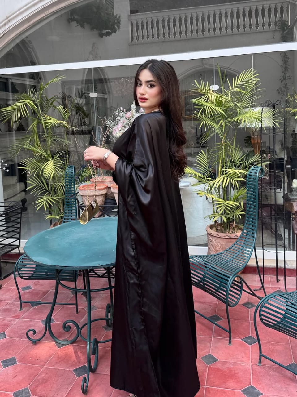 Butterfly Black Kaftan