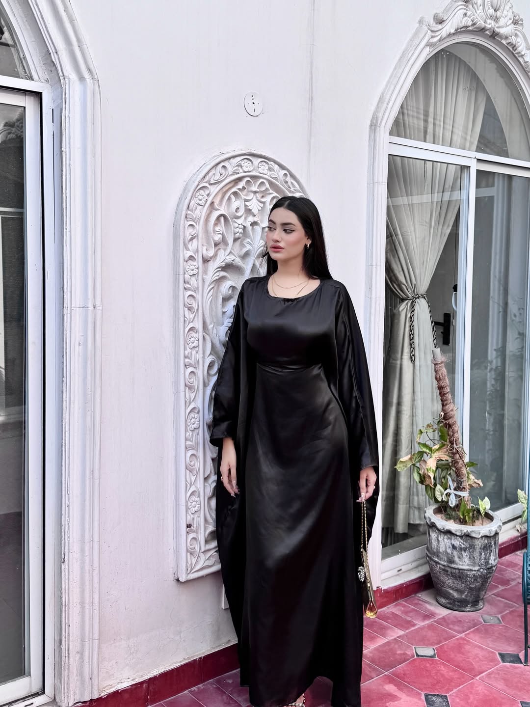 Butterfly Black Kaftan