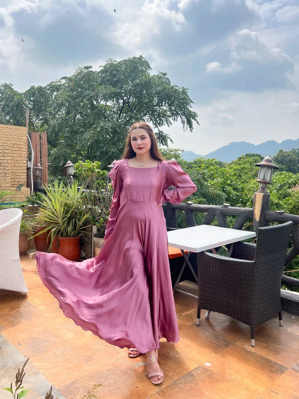 Pink Silk Frock