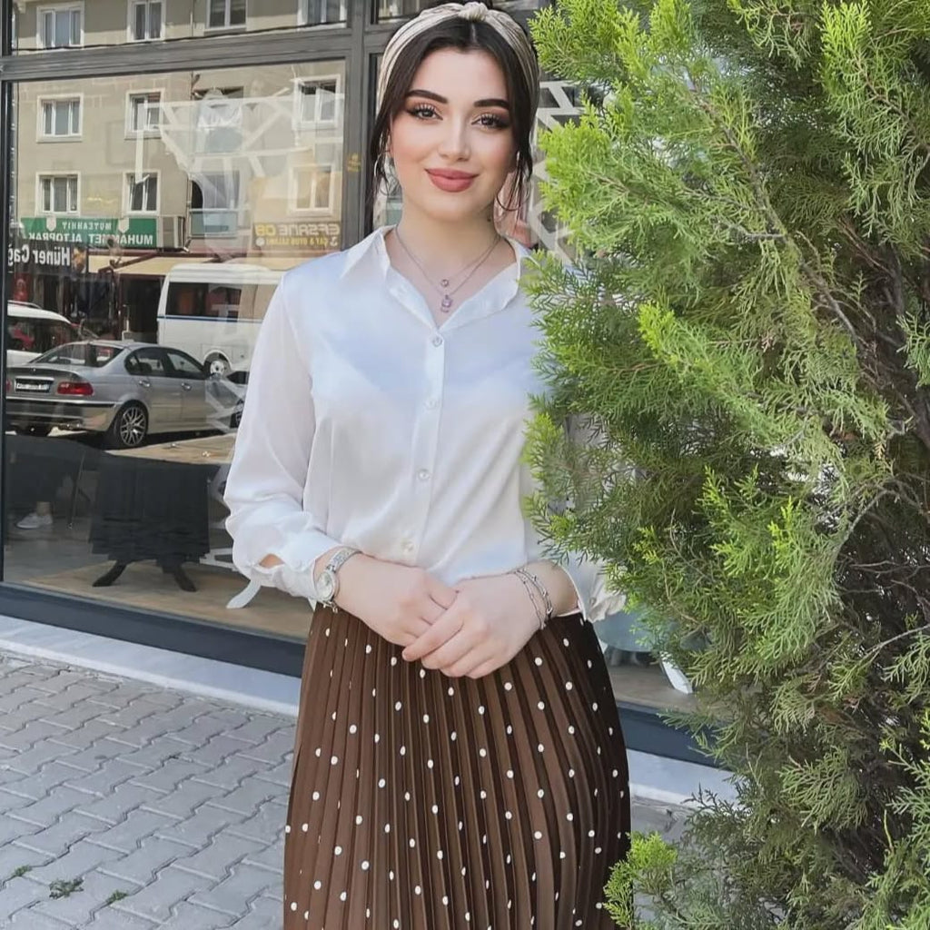 White Silk Shirt